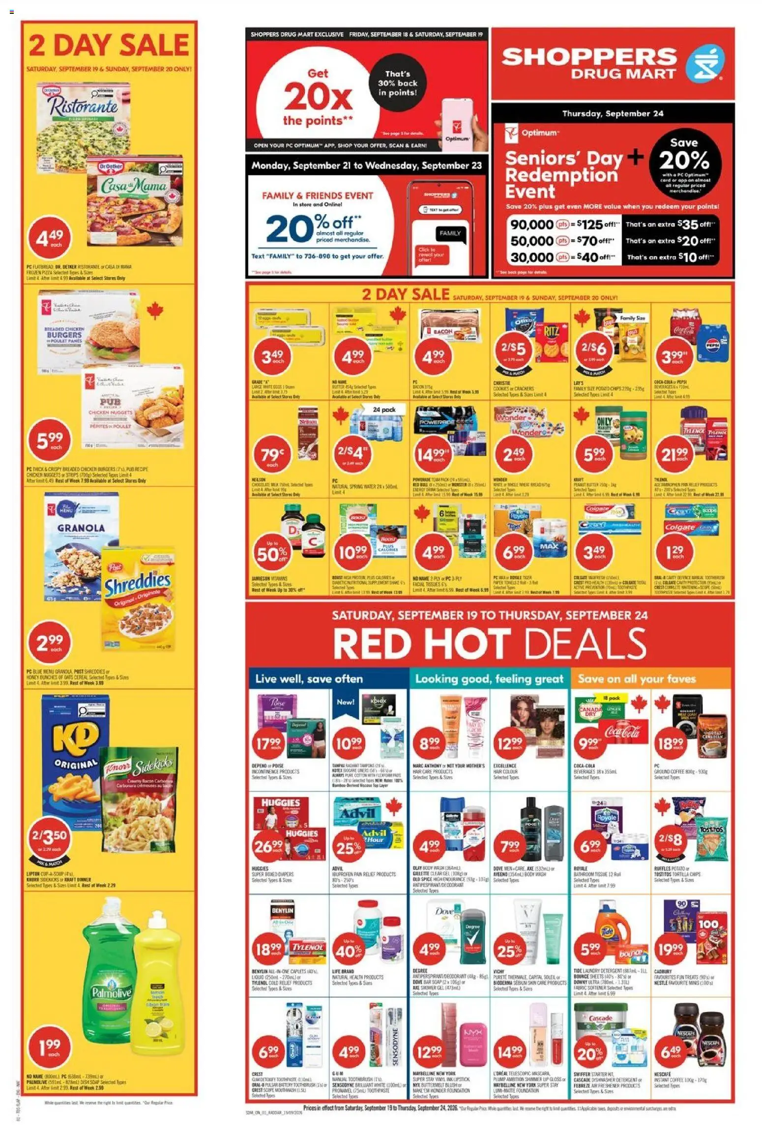 Preview of leaflet Shoppers weekly flyer / circulaire from shop Shoppers is valid from Sep 19, 2026