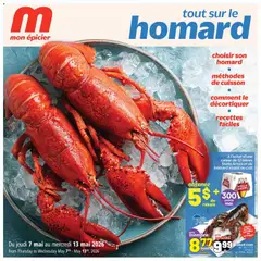 Un aperçu du dépliant Metro circulaire - Tout sur le Homard du magasin Metro est valide à partir 7 mai 2026