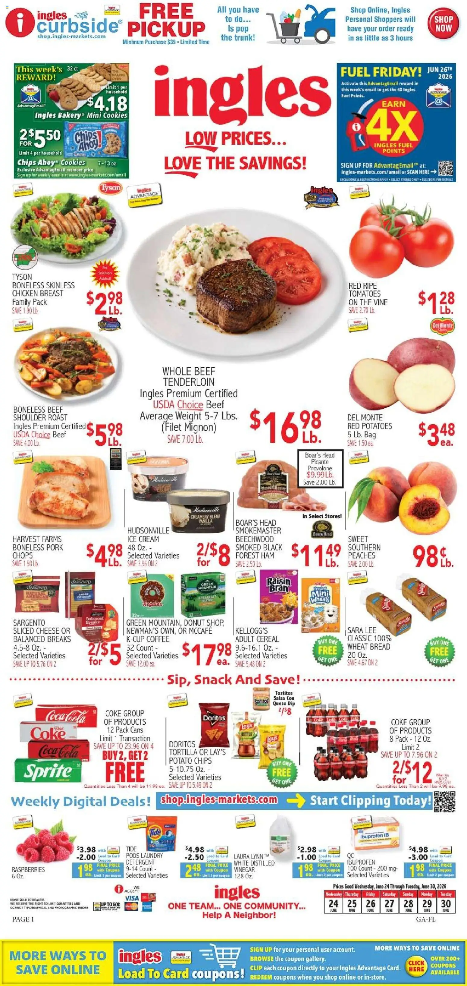 Ad Preview of Ingles Ingles Weekly Ad from 06/24/2026
