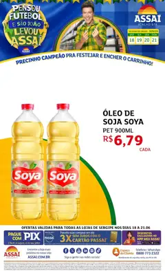 Pré-Visualização do folheto "Assaí Atacadista ofertas - SE" da loja Assaí Atacadista válido a partir de 18/06/2026