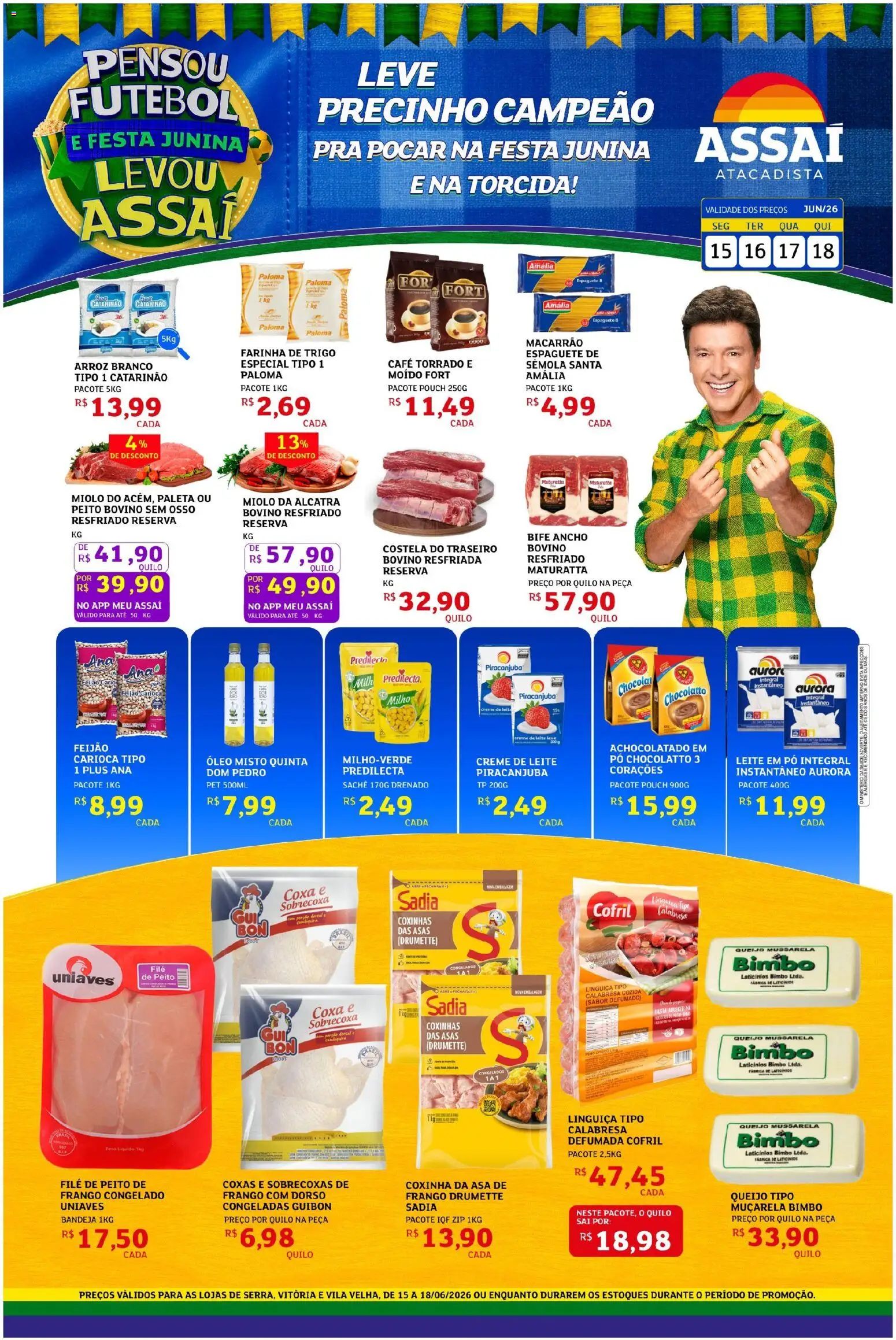 Pré-Visualização do folheto "Assaí Atacadista ofertas - ES" da loja Assaí Atacadista válido a partir de 15/06/2026