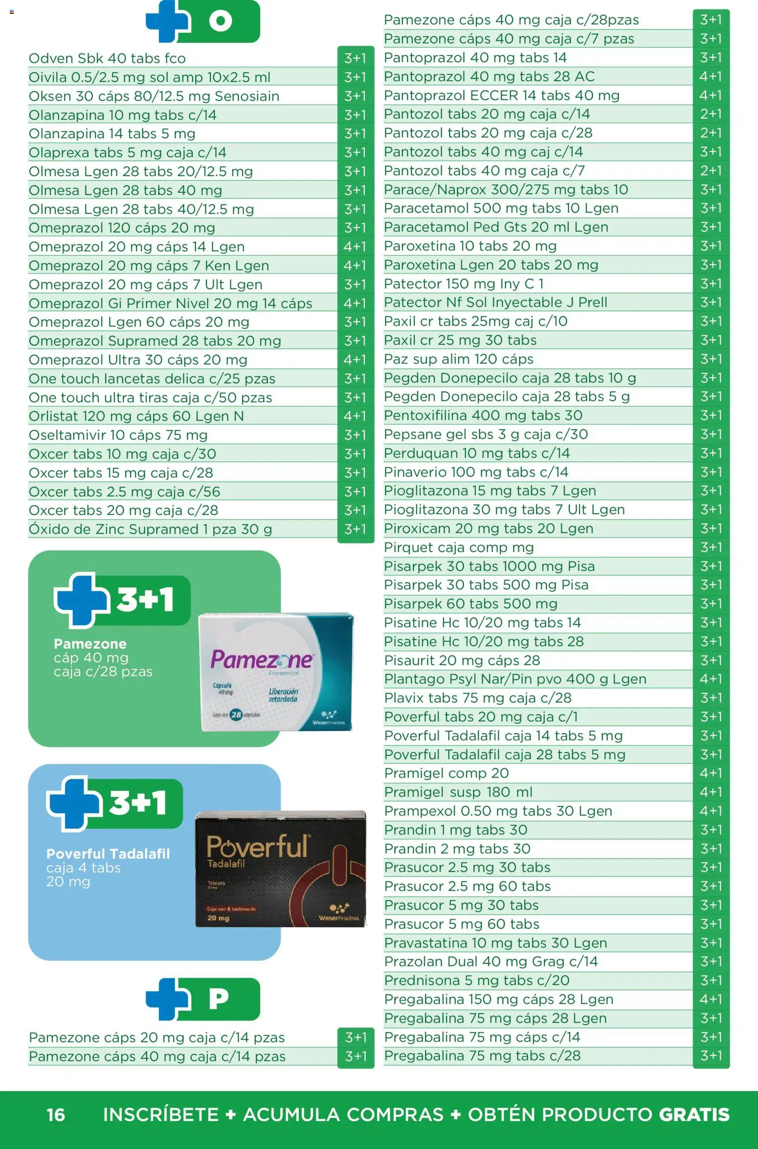 Vista previa las ofertas de la tienda Chedraui - Chedraui folleto Plan de farmacia desde el 01/07/2026 
