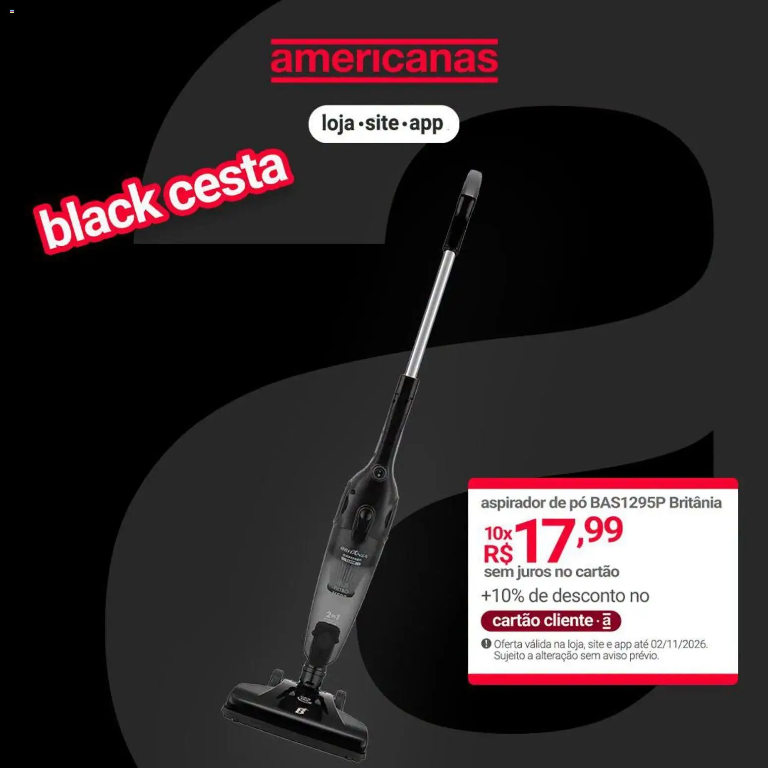 Ofertas Lojas Americanas Black Cestas até 02/11/2026. - Página 2