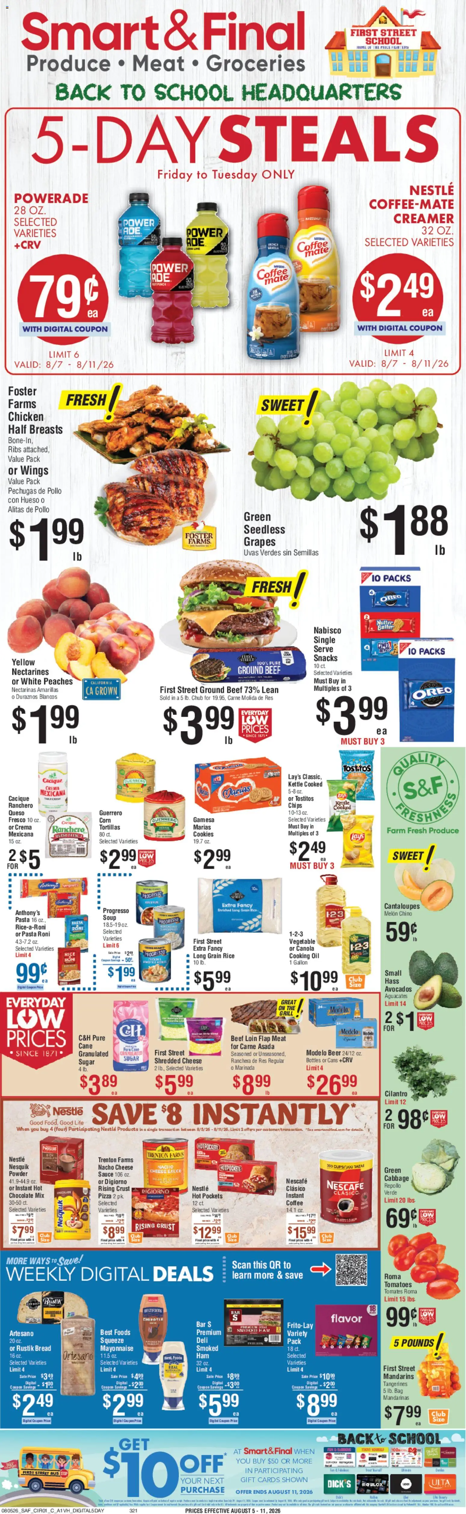 Smart & Final Weekly Ad from 08/05/2026 >> Flyer
