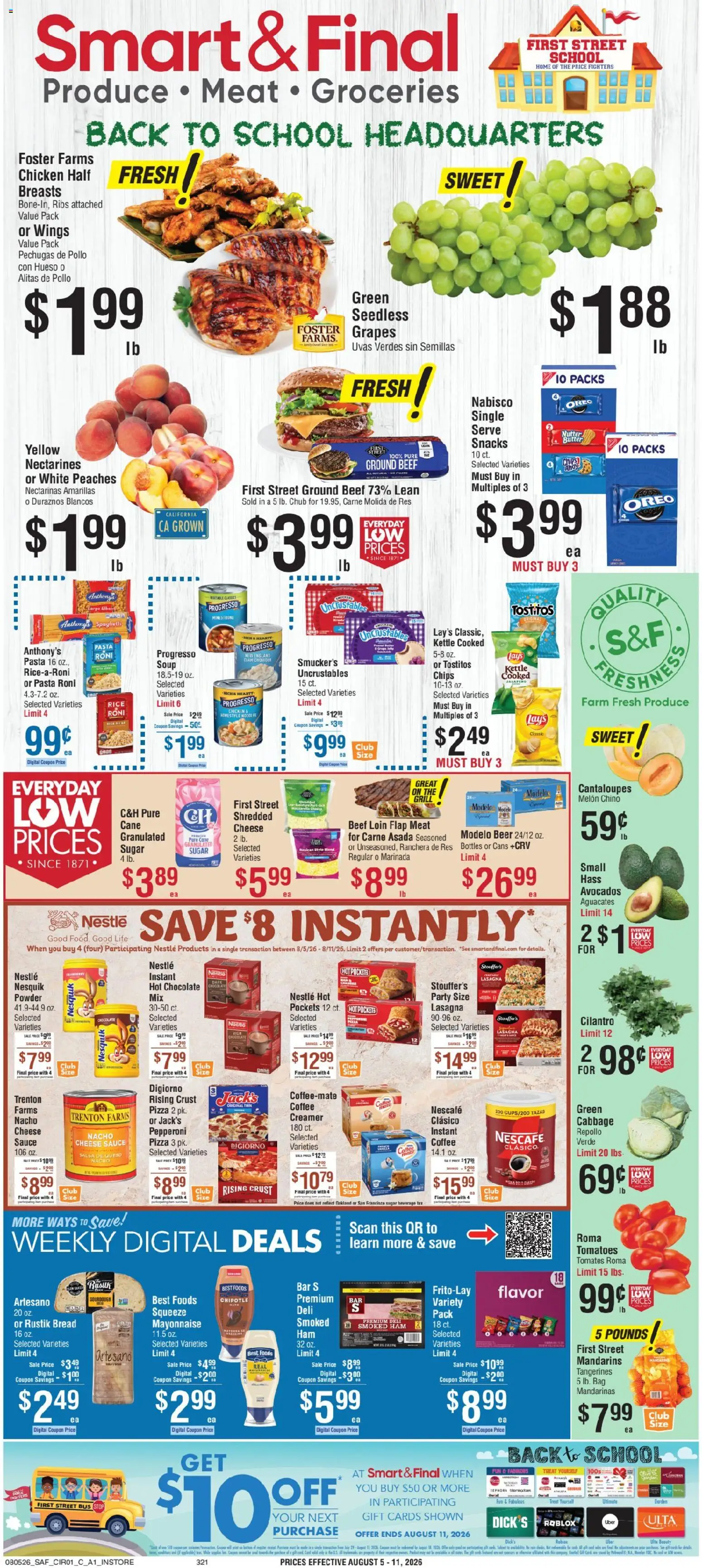 Ad Preview of Smart & Final Smart & Final Weekly Ad from 08/05/2026
