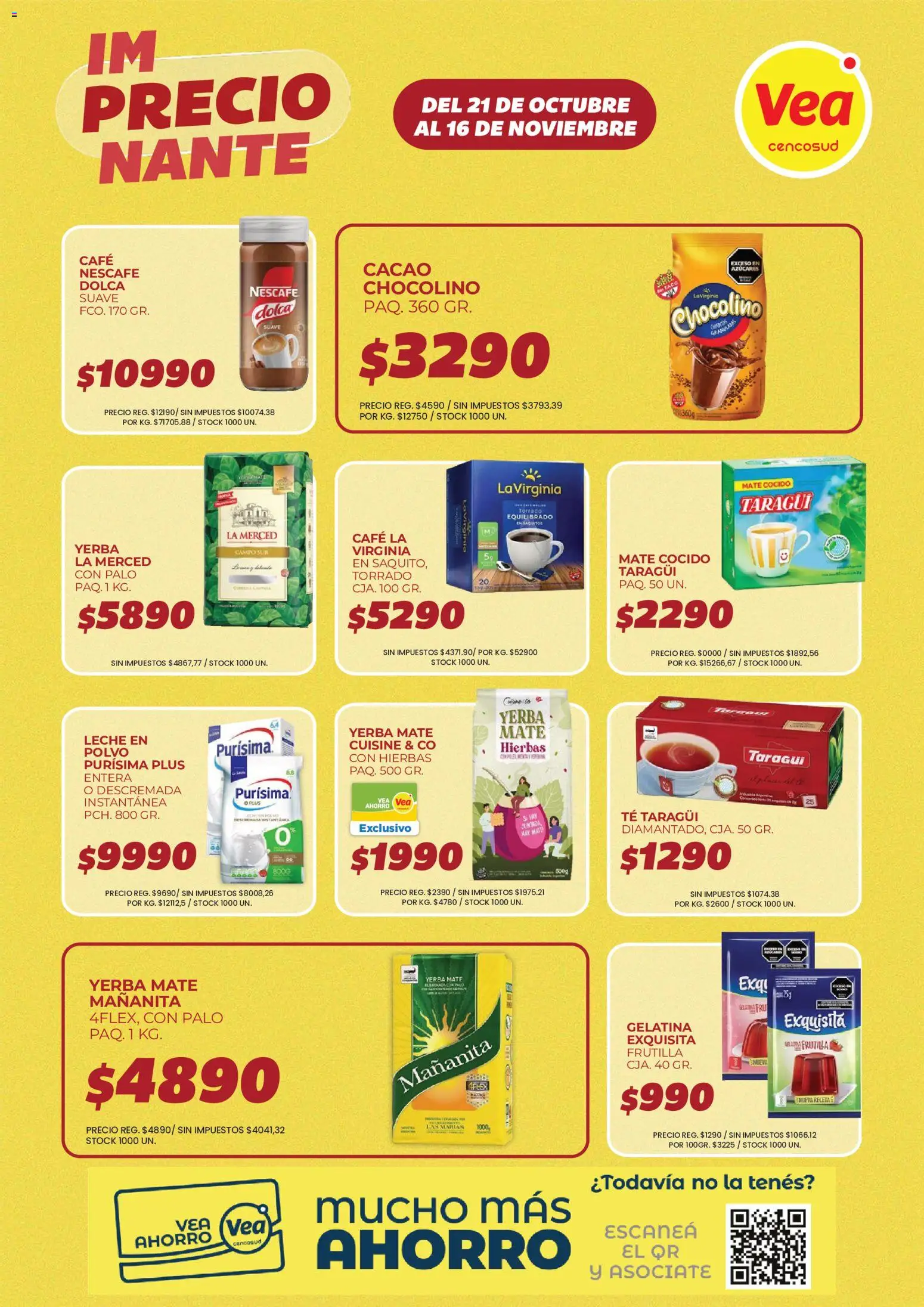 Vista previa del folleto de la tienda Vea válido desde el 21/10/2026 