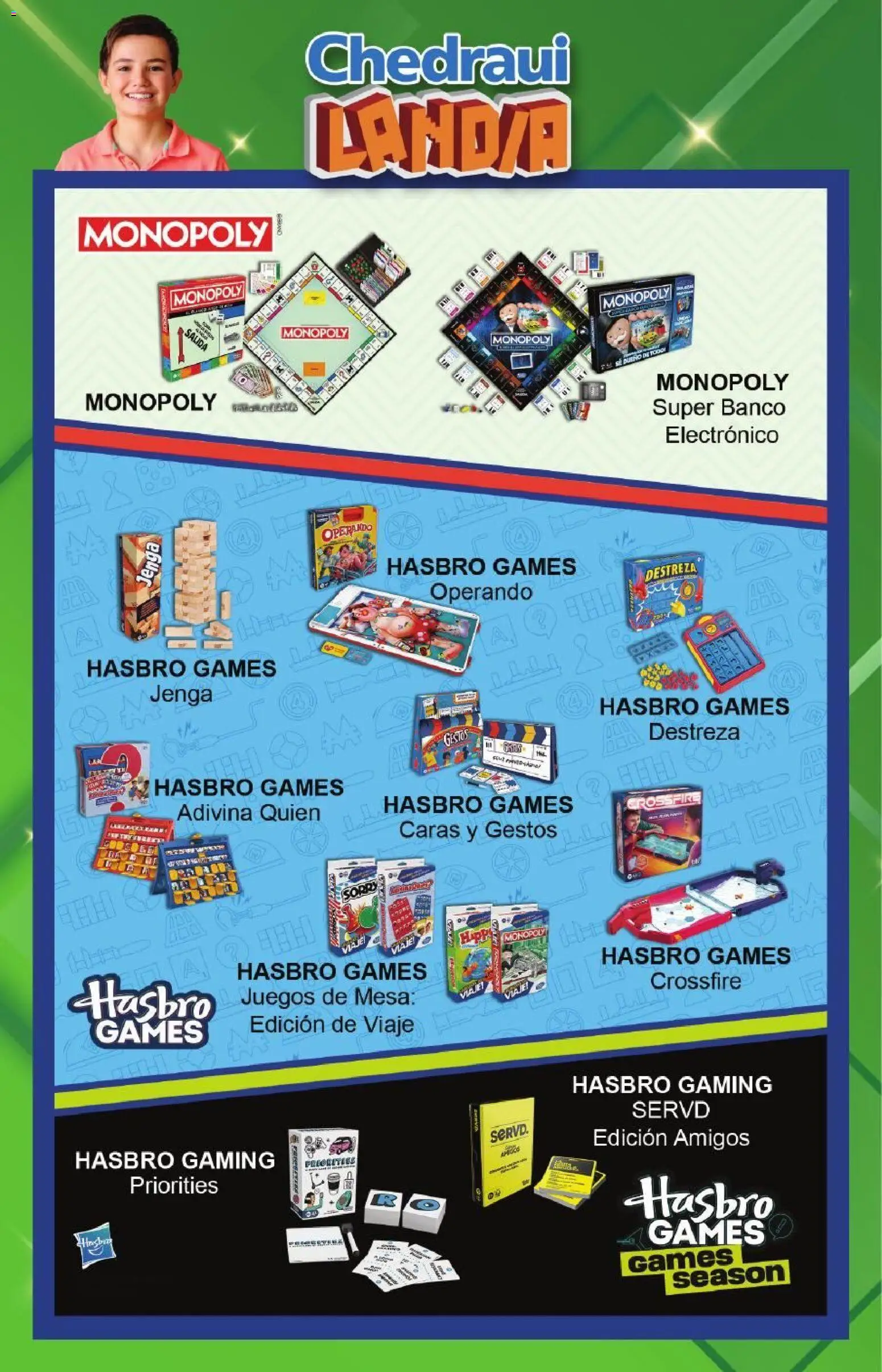 Vista previa las ofertas de la tienda Chedraui - Chedraui folleto Landia desde el 07/09/2026 - Banco, Juegos de mesa, Mesa