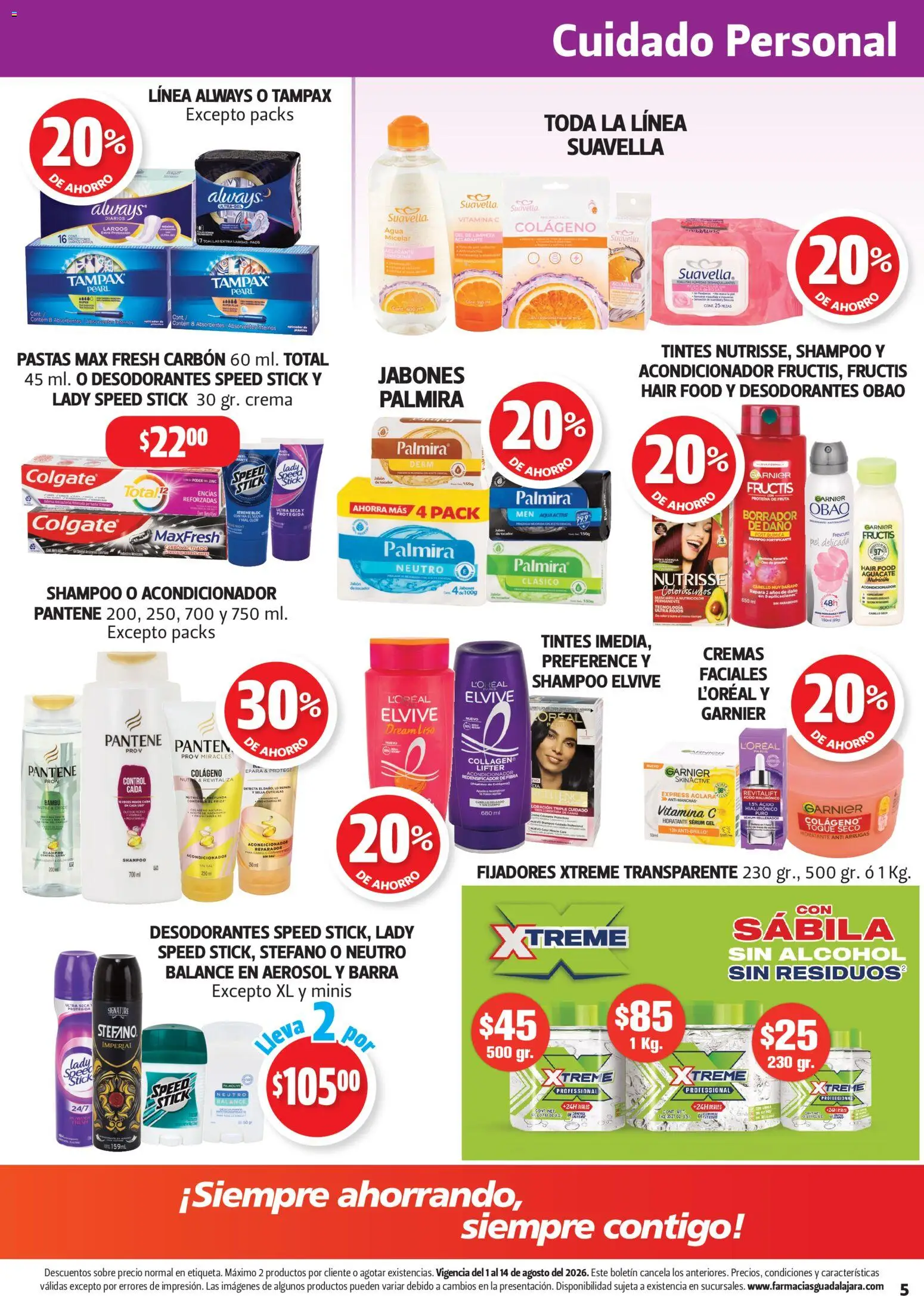 Vista previa las ofertas de la tienda Farmacia Guadalajara - Farmacia Guadalajara catálogo desde el 01/08/2026 