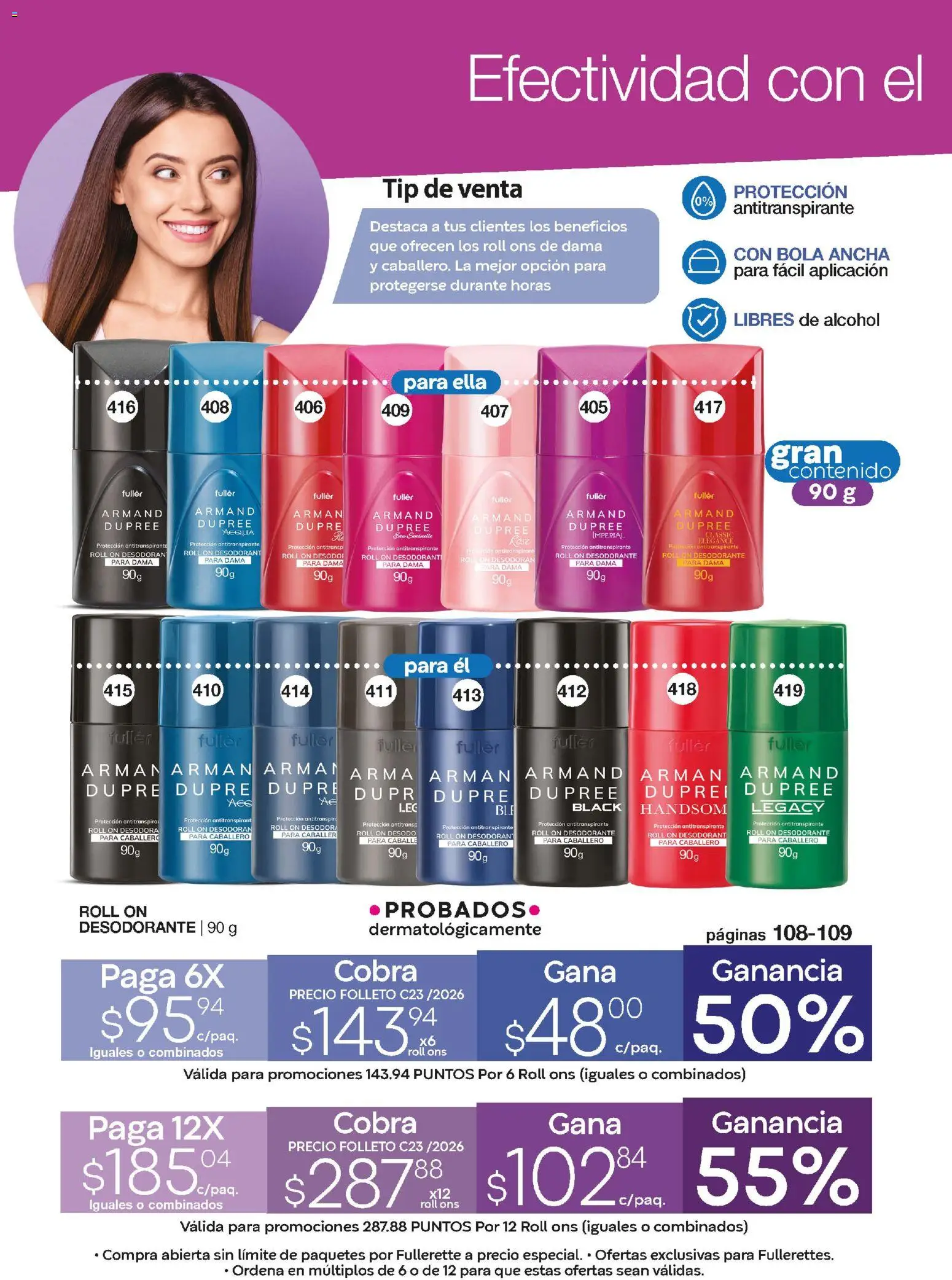 Vista previa las ofertas de la tienda Fuller - Revista Gana Más C23 desde el 18/02/2026 - Alcohol, Desodorante, Antitranspirante