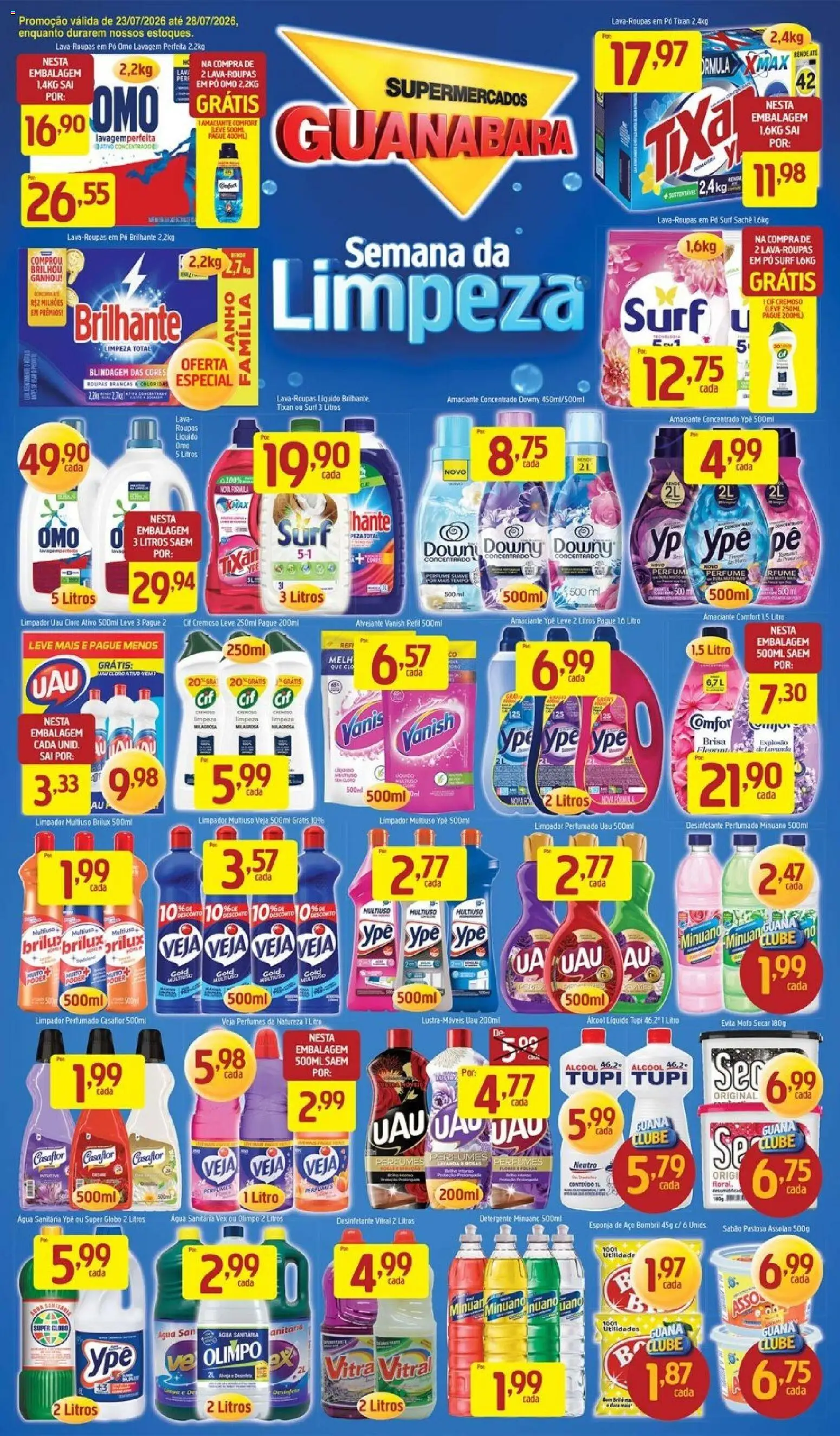 Pré-Visualização do folheto "Guanabara promoção" da loja Supermercados Guanabara válido a partir de 23/07/2026