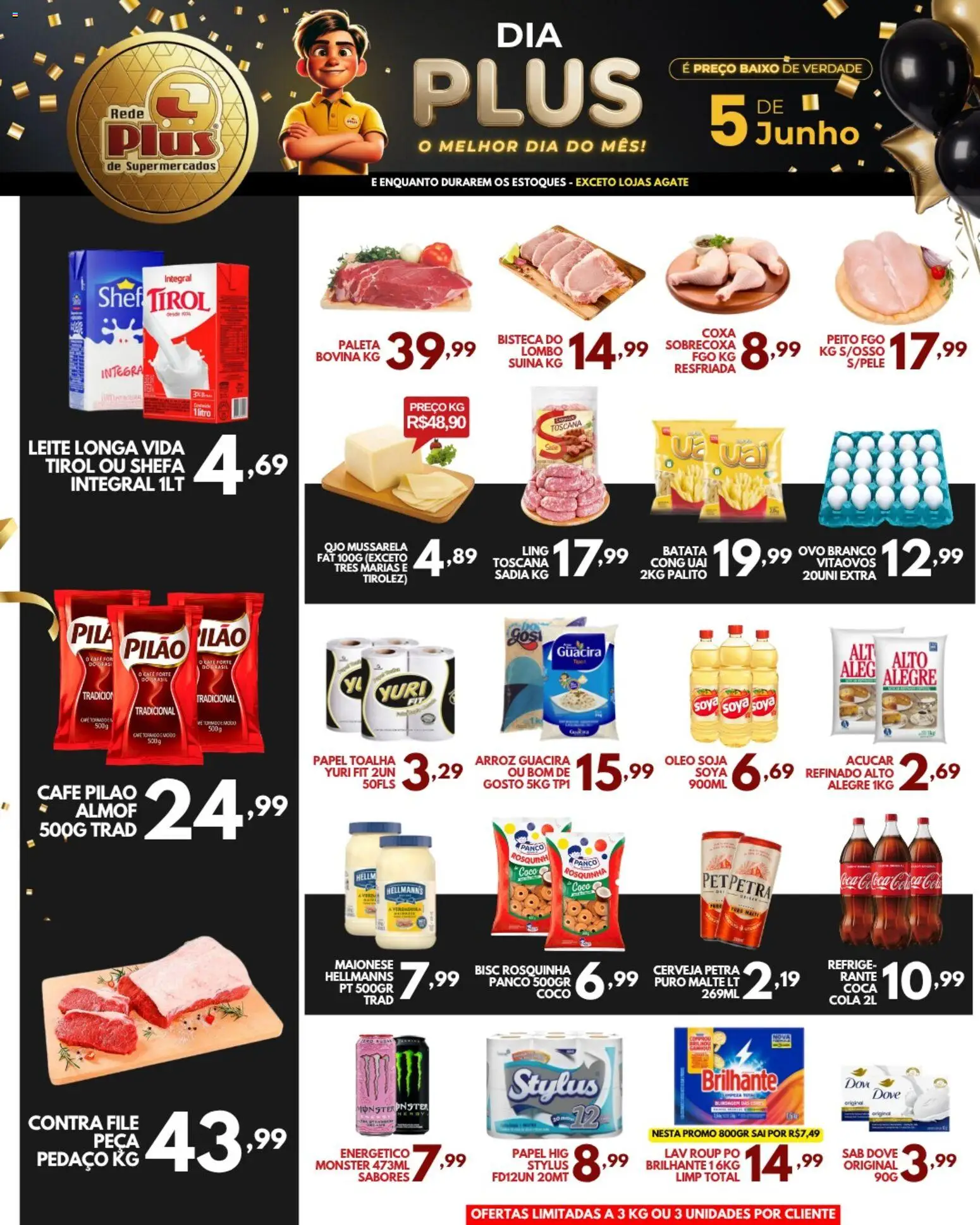 Pré-Visualização do folheto "Rede Plus Supermercados - Ofertas da semana" da loja Rede Plus Supermercados válido a partir de 05/06/2026