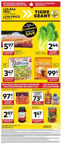 Un aperçu du dépliant Giant Tiger weekly flyer / circulaire du magasin Giant Tiger est valide à partir 5 août 2026