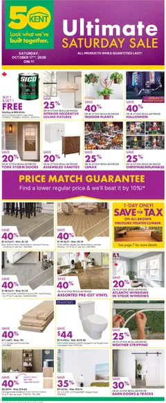 Preview of leaflet Kent weekly flyer / circulaire from shop Kent is valid from Oct 15, 2026