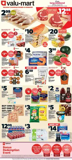 Un aperçu du dépliant Valu Mart weekly flyer du magasin Valu Mart est valide à partir 30 juill. 2026