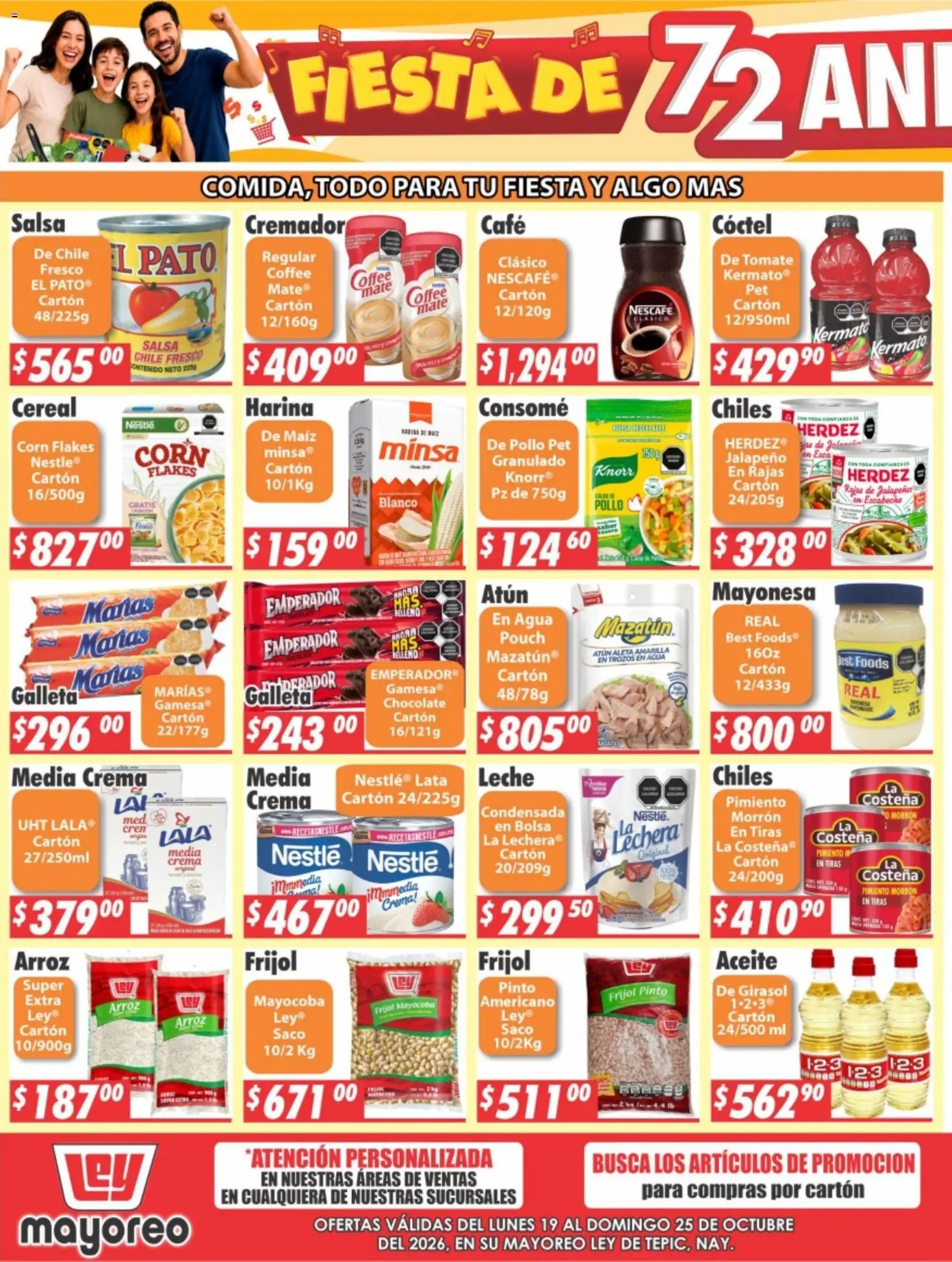 Vista previa las ofertas de la tienda Casa Ley - Casa Ley folleto Tepic desde el 19/10/2026 
