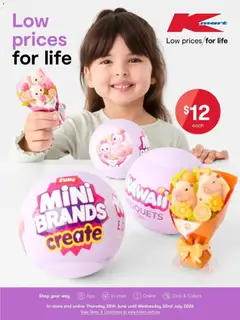 Preview of catalogue School Holidays from shop Kmart valid 24/06/2026