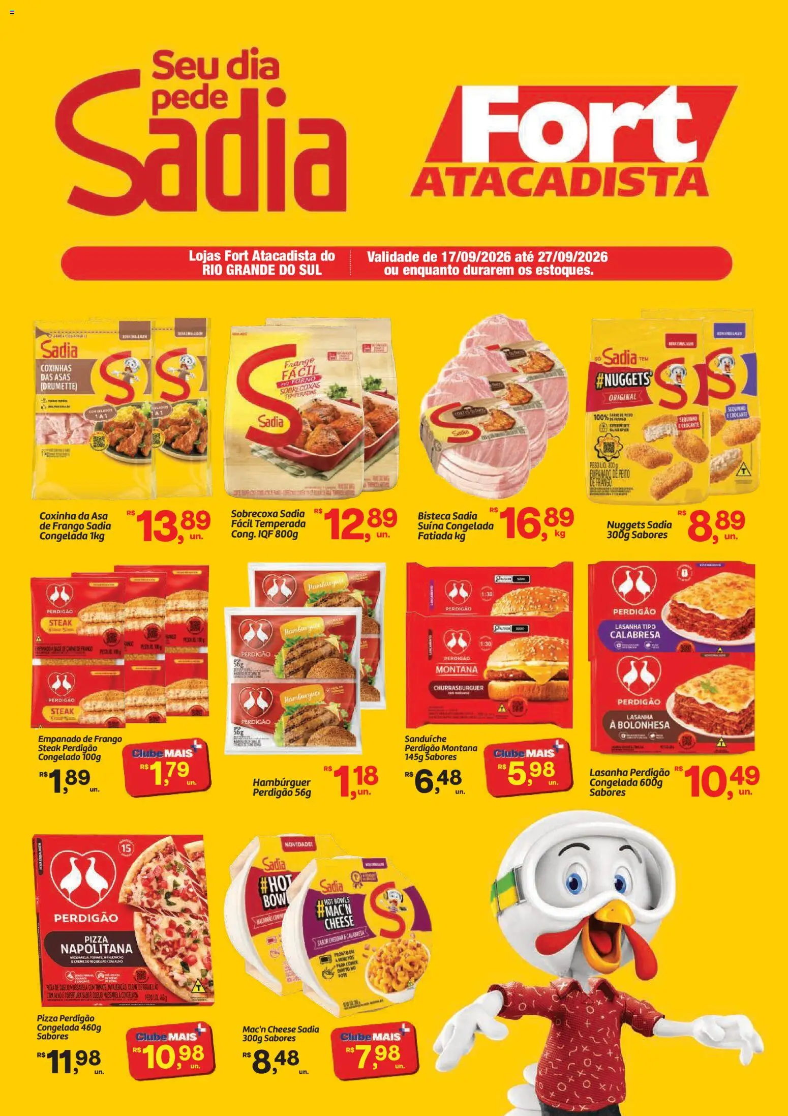 Pré-Visualização do folheto "Fort Atacadista ofertas BRF" da loja Fort Atacadista válido a partir de 17/09/2026