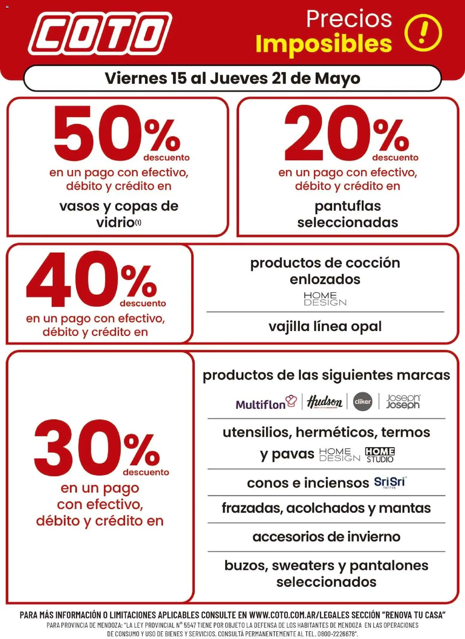Vista previa del folleto de la tienda Coto válido desde el 15/05/2026 