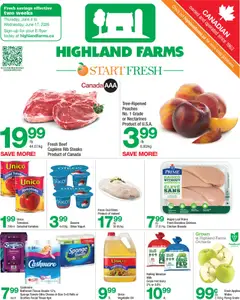 Preview of leaflet Highland Farms weekly flyer / circulaire from shop Highland Farms is valid from Jun 04, 2026