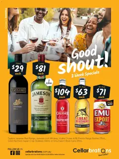 Preview of catalogue Cellarbrations catalogue from shop Cellarbrations valid 10/08/2026
