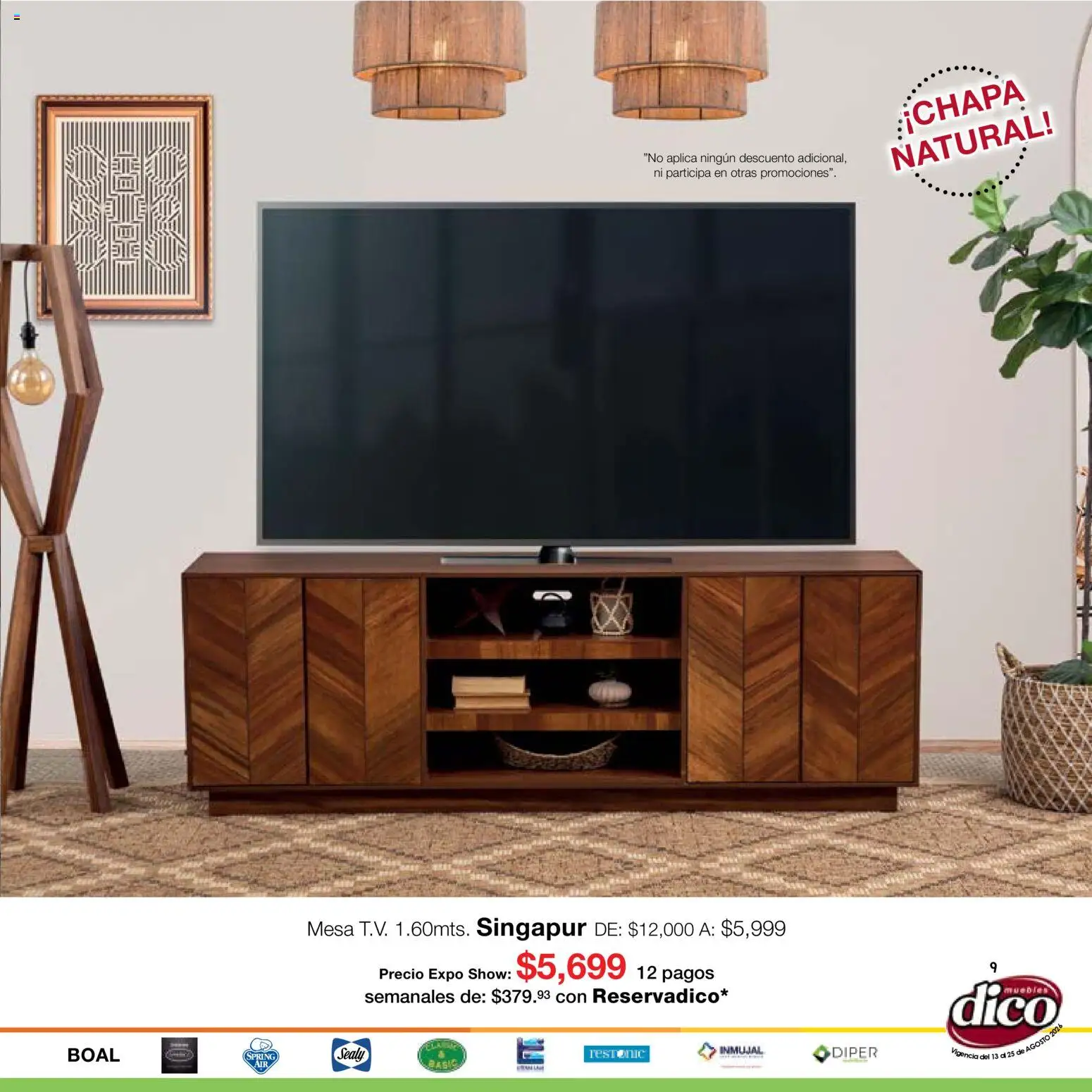 Vista previa las ofertas de la tienda Muebles Dico - Muebles Dico catálogo Expo Show desde el 13/08/2026 