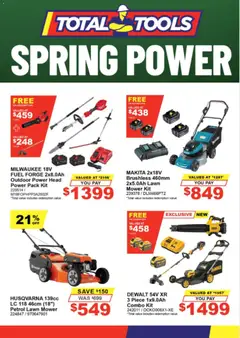 Preview of catalogue Total Tools catalogue from shop Total Tools valid 01/10/2026