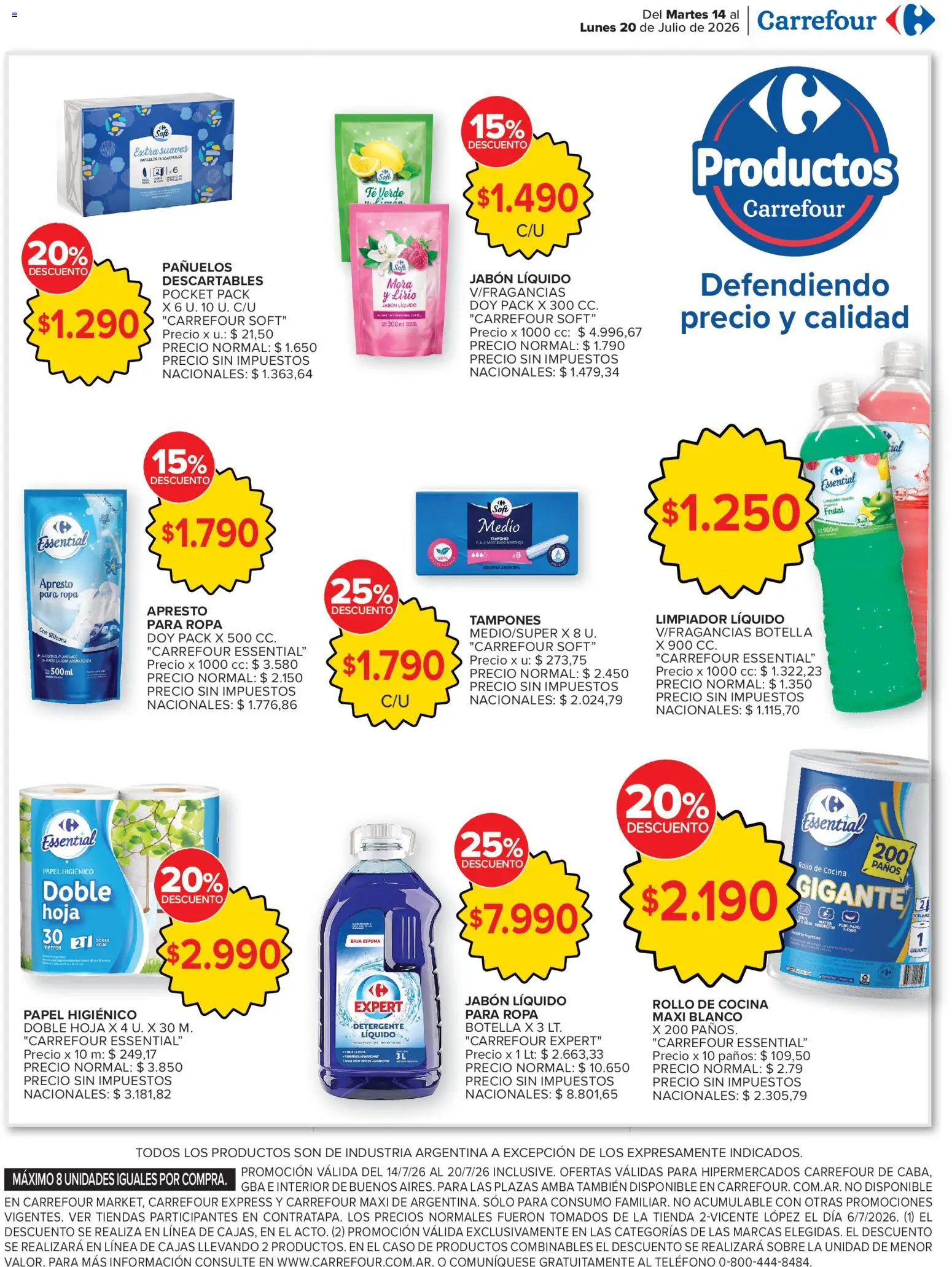 Vista previa del folleto de la tienda Carrefour válido desde el 14/07/2026 