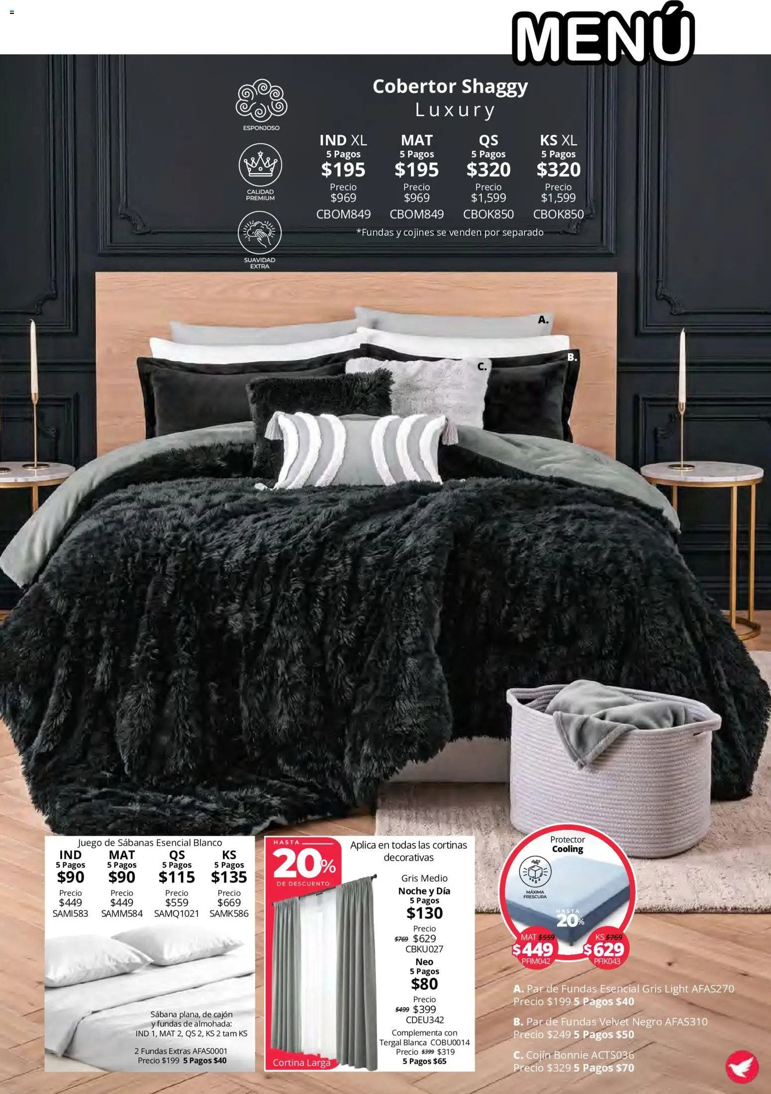 Vista previa las ofertas de la tienda Colchas Concord - Colchas Concord catálogo Colección Cobertor Calor de Hogar desde el 15/10/2026 