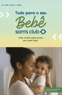 Pré-Visualização do folheto "Sam's Club ofertas Bebê" da loja Sam's Club válido a partir de 15/09/2026