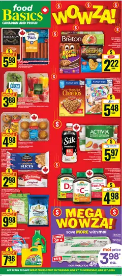 Un aperçu du dépliant Food Basics weekly flyer - Kanata du magasin Food Basics est valide à partir 4 juin 2026