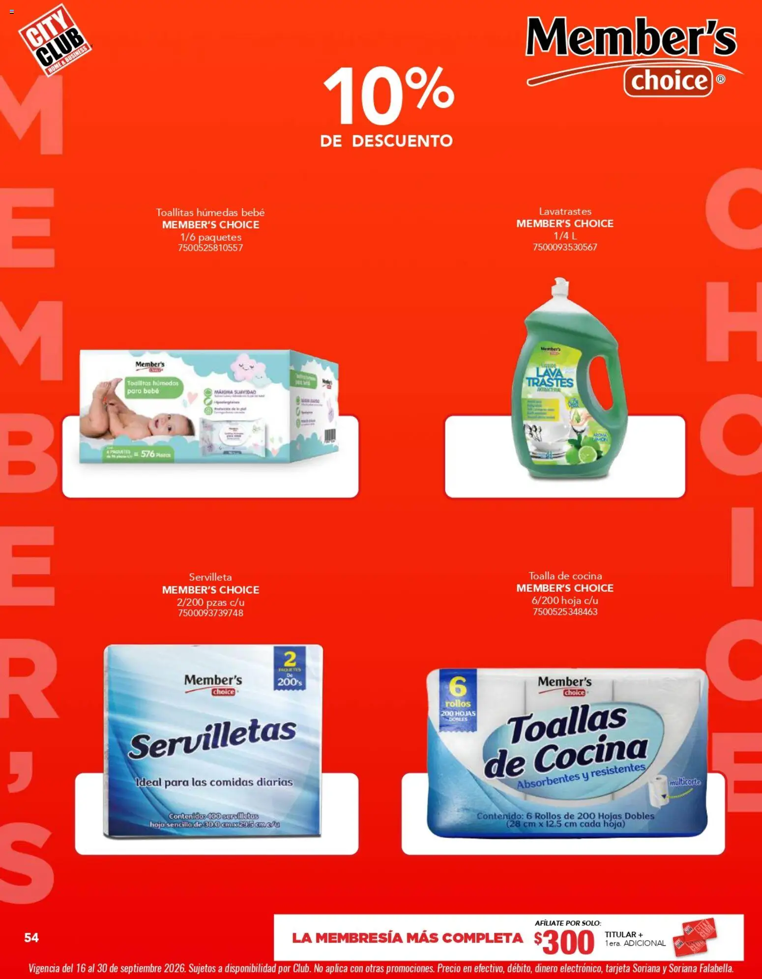 Vista previa las ofertas de la tienda City Club - City Club catálogo desde el 01/09/2026 