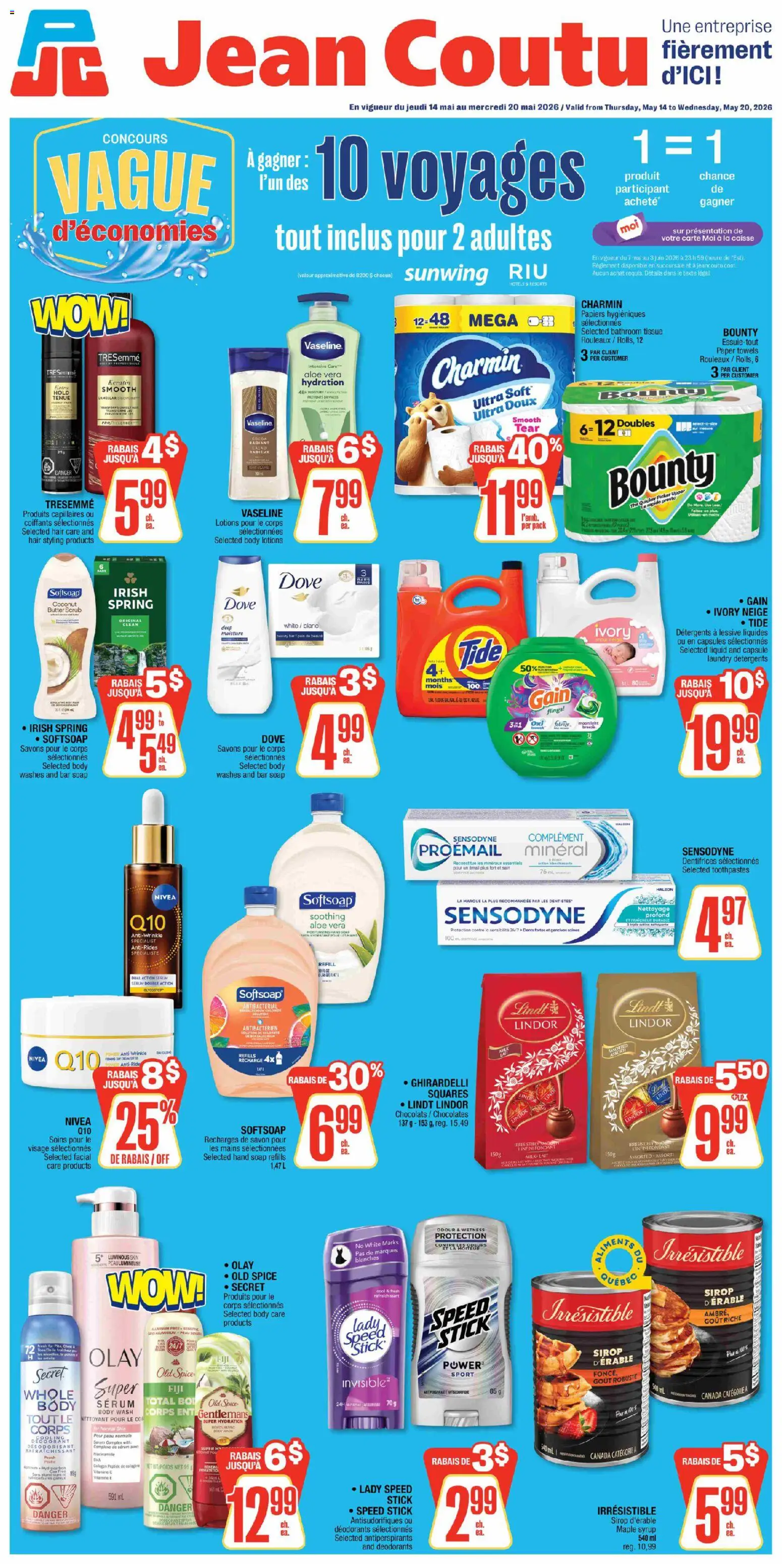Preview of leaflet Jean Coutu circulaire from shop Jean Coutu is valid from May 14, 2026