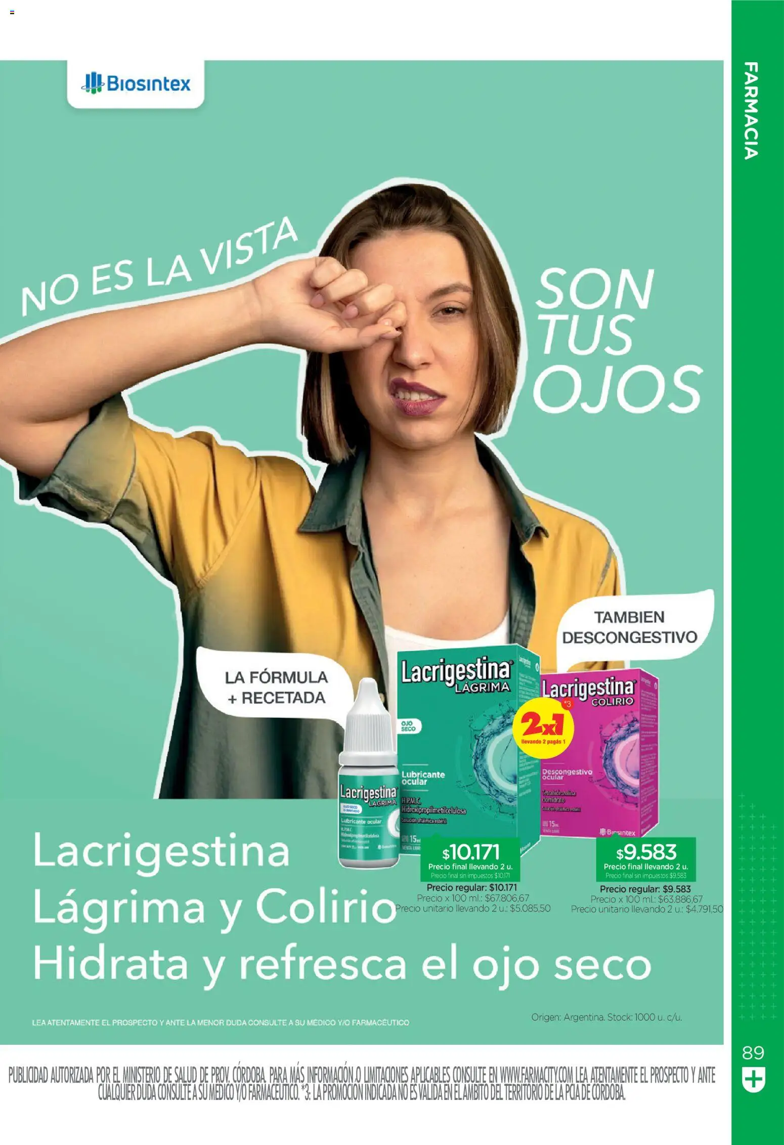 Vista previa del folleto de la tienda Farmacity válido desde el 01/10/2026 