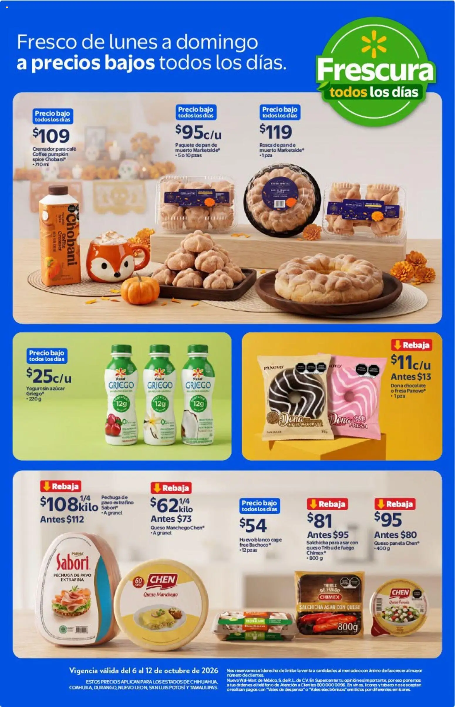 Vista previa las ofertas de la tienda Walmart - Walmart folleto Calidad y frescura a precios bajos todos los días desde el 06/10/2026 
