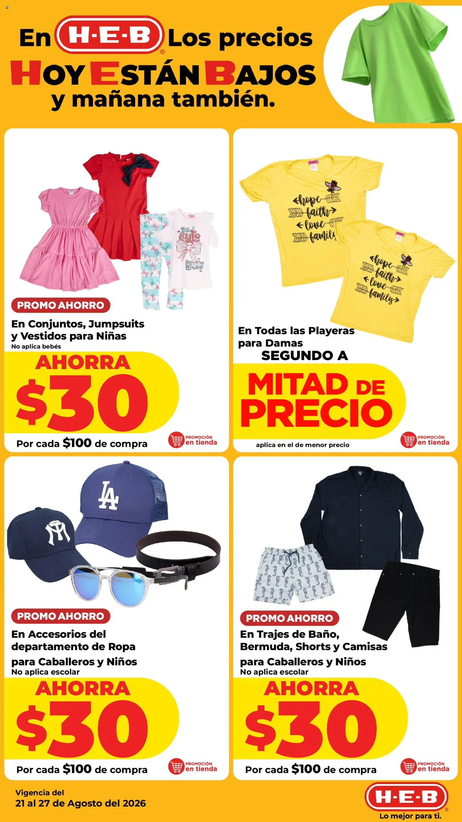 Vista previa las ofertas de la tienda H-E-B - H-E-B folleto desde el 21/08/2026 