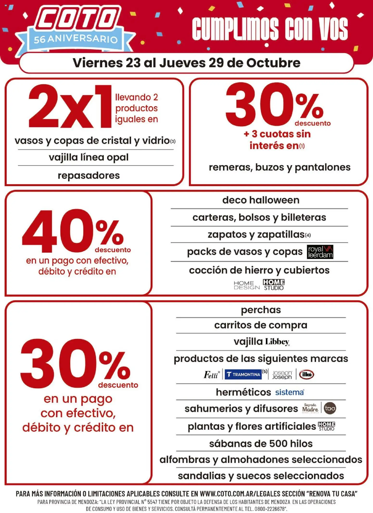 Vista previa del folleto de la tienda Coto válido desde el 23/10/2026 