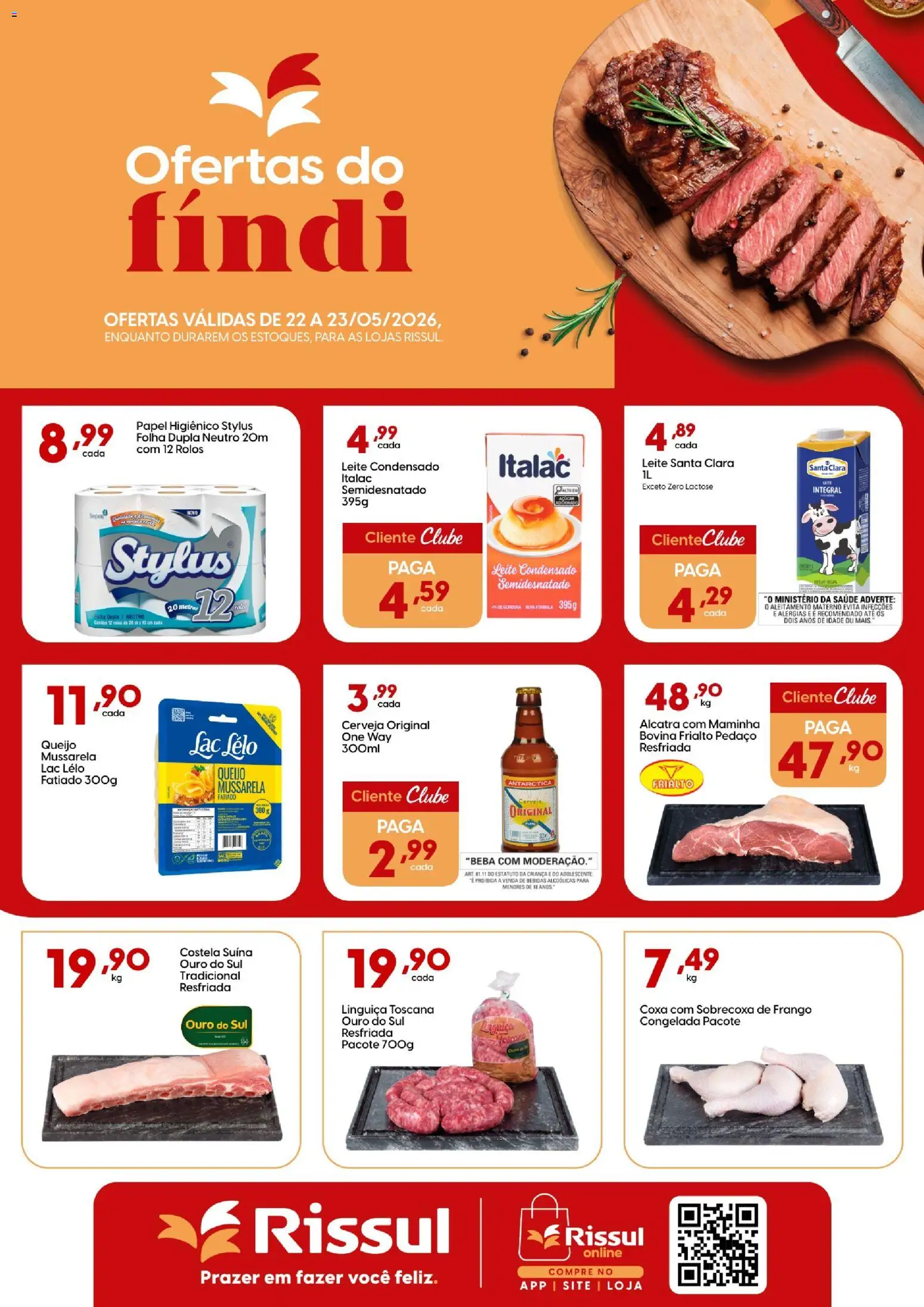 Pré-Visualização do folheto "Rissul ofertas do Fíndi" da loja Rissul válido a partir de 22/05/2026