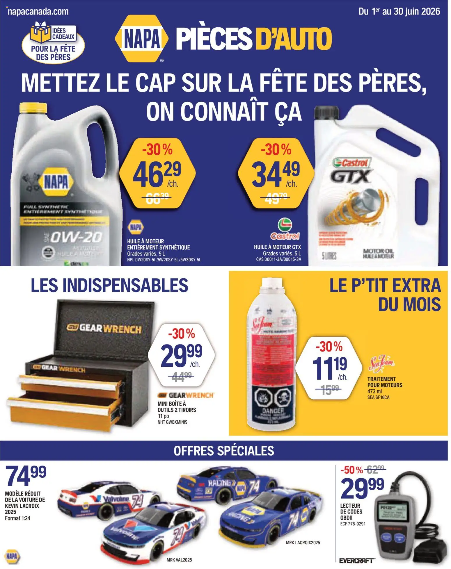 Preview of leaflet NAPA Auto Parts circulaire from shop NAPA Auto Parts is valid from Jun 01, 2026