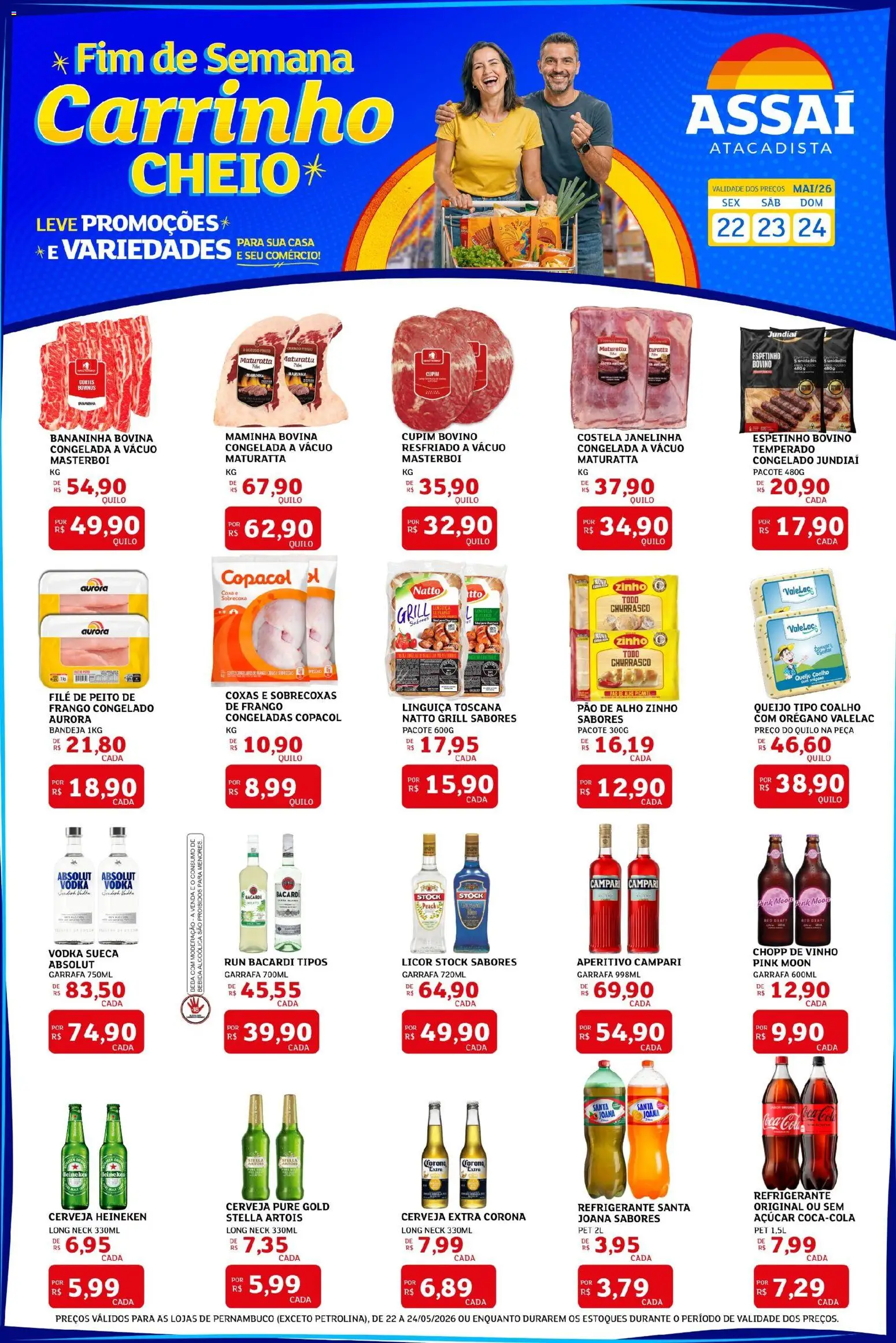 Pré-Visualização do folheto "Assaí Atacadista ofertas - PE" da loja Assaí Atacadista válido a partir de 22/05/2026