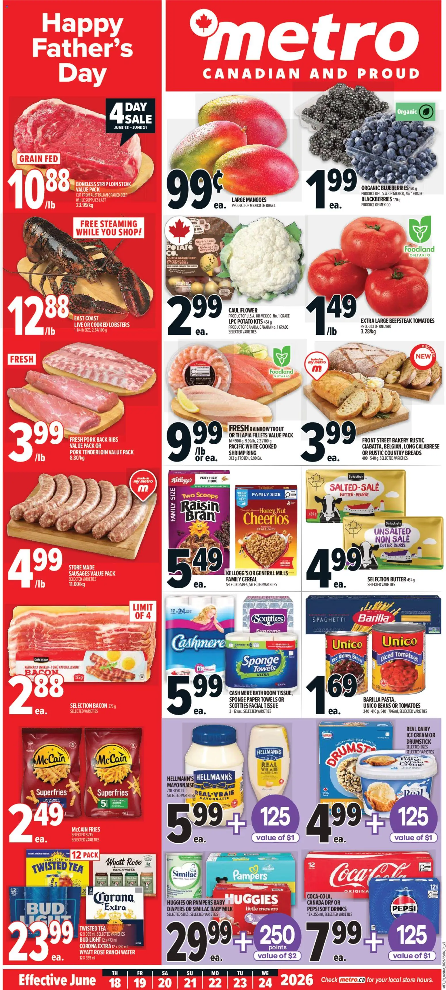 Preview of leaflet Metro weekly flyer - London from shop Metro is valid from Jun 18, 2026