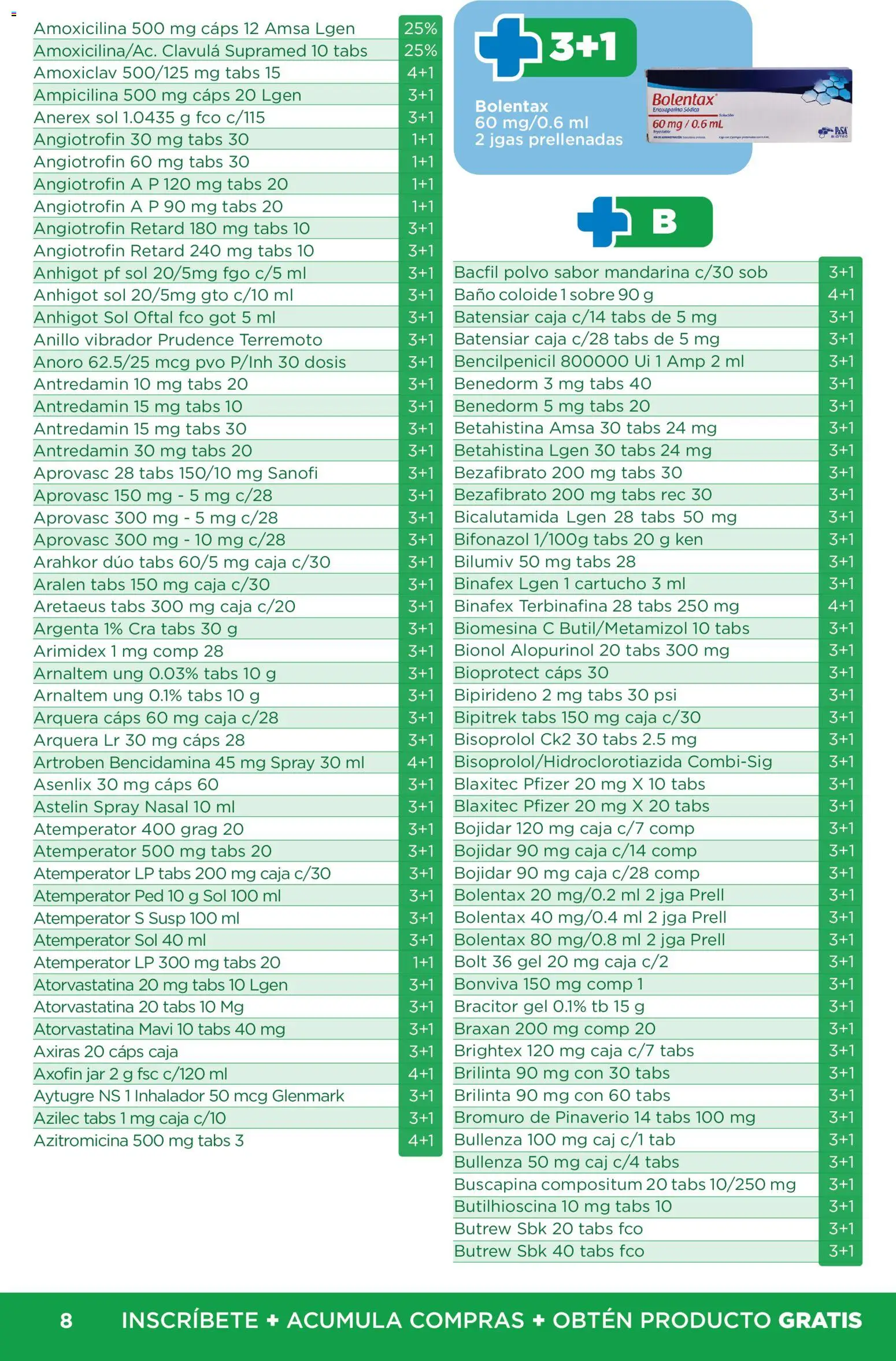 Vista previa las ofertas de la tienda Chedraui - Chedraui folleto Plan de farmacia desde el 01/07/2026 