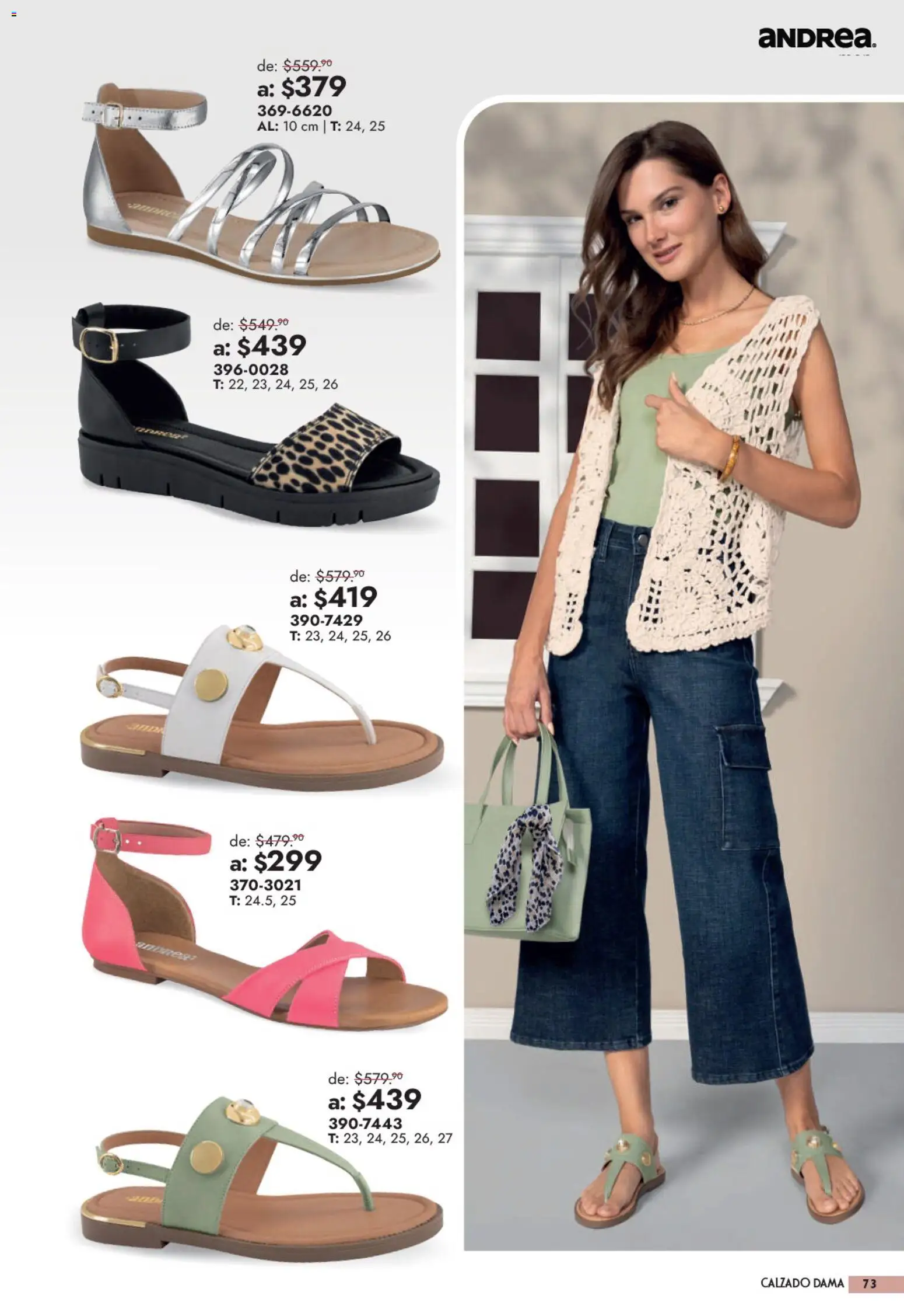 Vista previa las ofertas de la tienda Andrea - Andrea catálogo Outlet desde el 13/09/2026 