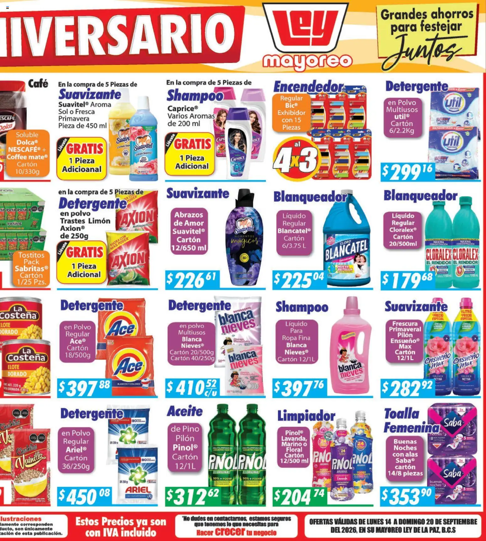 Vista previa las ofertas de la tienda Casa Ley - Casa Ley folleto La Paz desde el 14/09/2026 