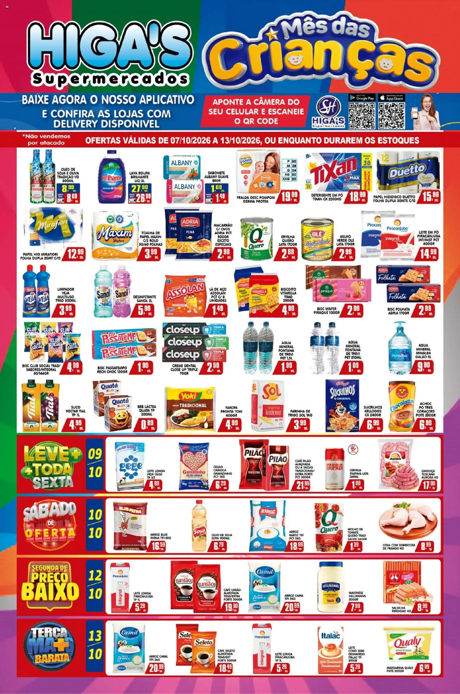Pré-Visualização do folheto "Higa's Supermercado - Ofertas da semana" da loja Higa's Supermercado válido a partir de 07/10/2026