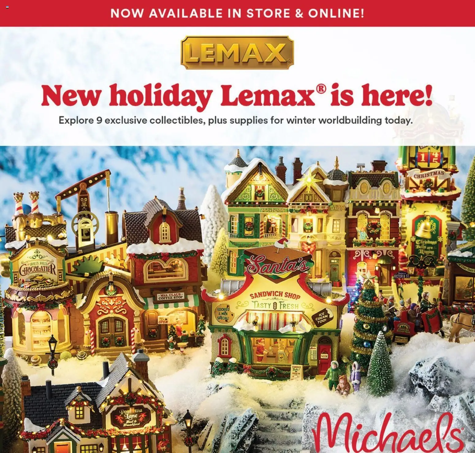 Preview of leaflet Michaels weekly flyer / circulaire from shop Michaels is valid from Sep 04, 2026