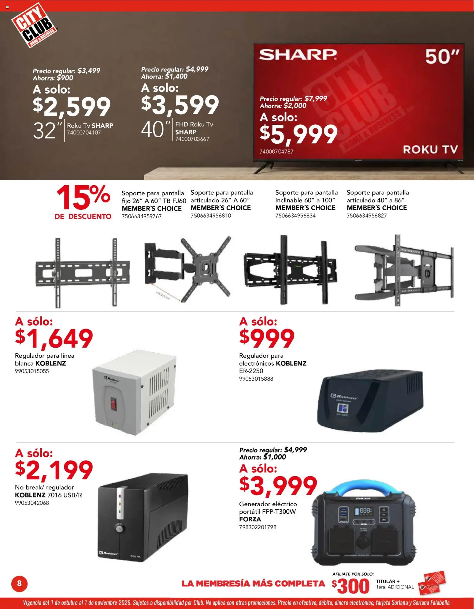 Vista previa las ofertas de la tienda City Club - City Club catálogo desde el 01/10/2026 