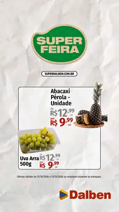 Pré-Visualização do folheto "Supermercado Dalben - Ofertas da semana" da loja Supermercado Dalben válido a partir de 12/10/2026