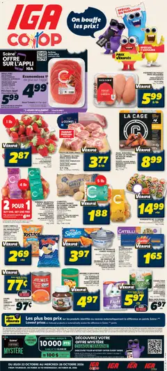 Preview of leaflet IGA weekly flyer / circulaire from shop IGA is valid from Oct 22, 2026