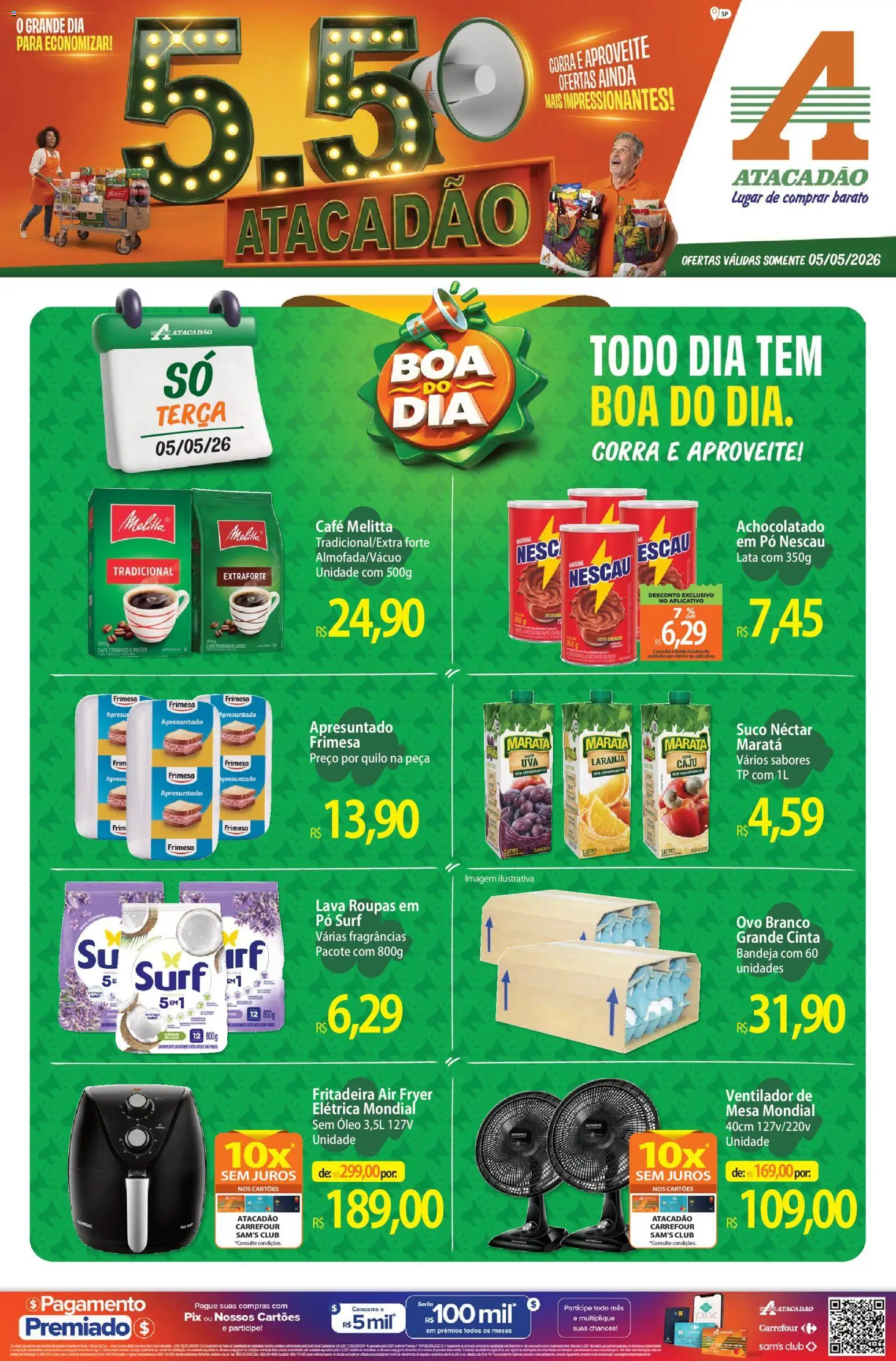 Pré-Visualização do folheto "Atacadão ofertas - SP" da loja Atacadão válido a partir de 05/05/2026