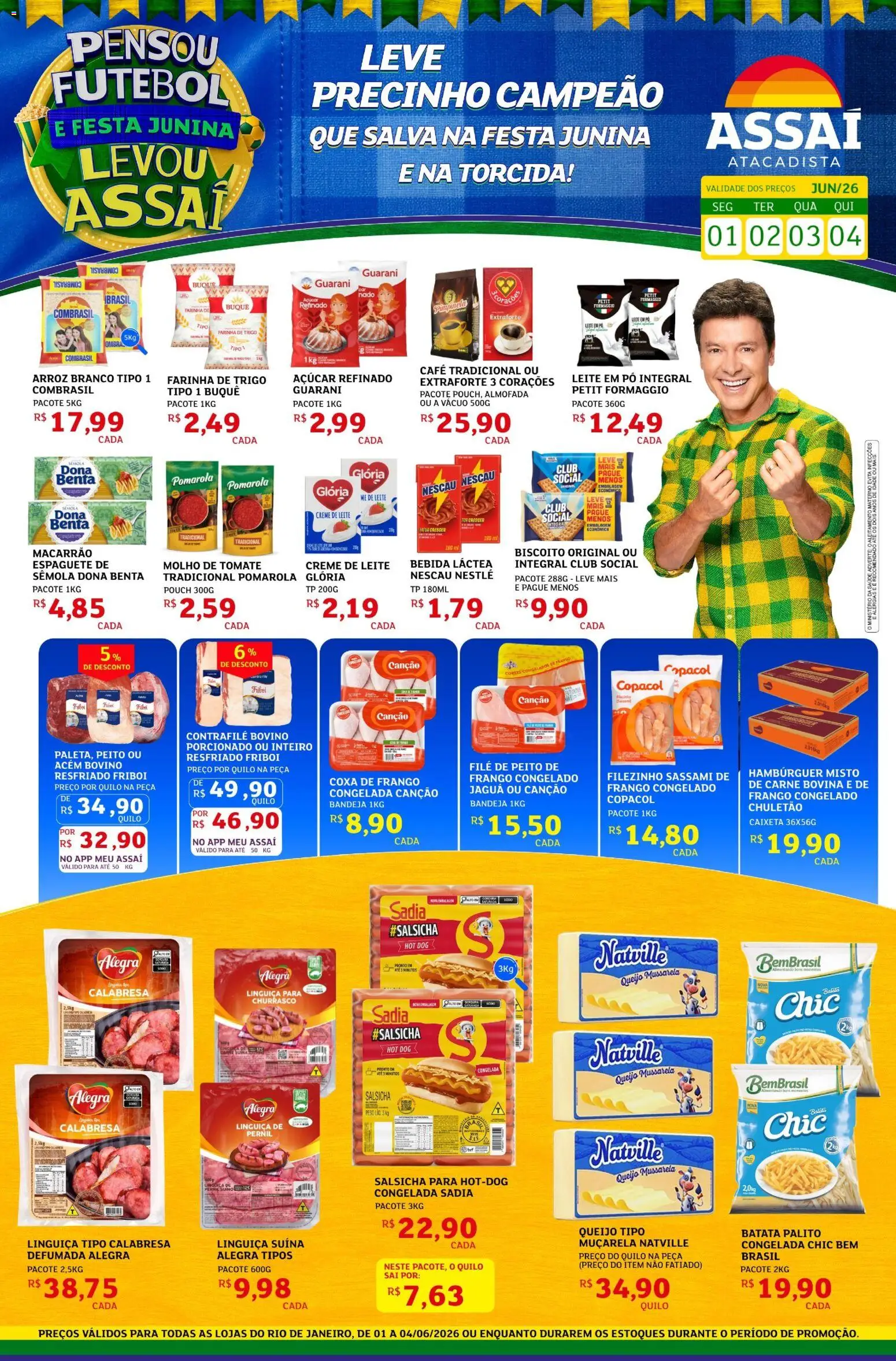 Pré-Visualização do folheto "Assaí Atacadista ofertas" da loja Assaí Atacadista válido a partir de 01/06/2026